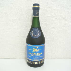 酒祭 洋酒祭 クリエール ナポレオン リキュール 700ml 24% 未開栓 甘味ブランデー ブルー COURRIERE NAPOLEON SWEET AND MILD LIQUEURの画像1