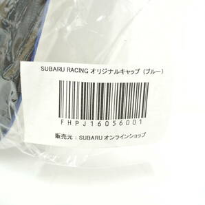 ファッション祭 スバル レーシング ロゴ入り キャップ ブルー 57-60cm 未使用 保管品 帽子 野球帽 ゴルフにも 刺繍 SUBARU RACINGの画像7