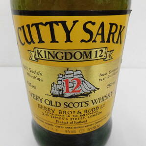 酒祭 洋酒祭 カティ サーク キングダム 12年 750ml 43％ 未開栓 スコッチ ウイスキー CUTTY SARK KINGDOM VERY OLD SCOTS WHISKYの画像6