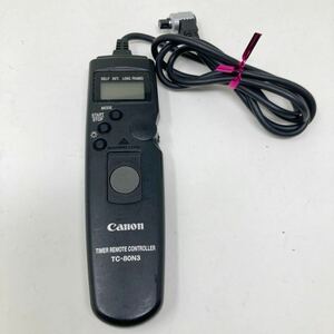 中古 Canon キャノン TC-80N3 タイマーリモートコントローラー レリーズ リモコン シャッター 純正 050401