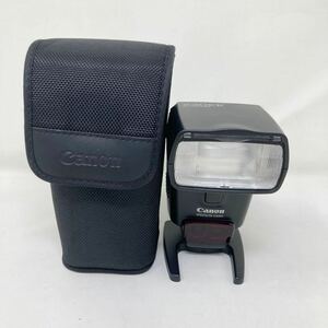 中古 Canon キャノンSPEEDLITE スピードライト 430EX II 収納カバー 台座付き ストロボ フラッシュ 060402