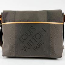 1円 Louis Vuitton ダミエ ジェアン ルー ショルダーバッグ 鞄 ノワール メッセンジャー メンズ　ジュアン M93077 ルイヴィトン_画像3