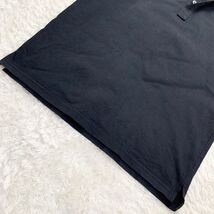 【美品/希少Lサイズ】BURBERRY BLACK LABEL バーバリーブラックレーベル 半袖 ポロシャツ ロゴ刺繍 2_画像4