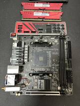 ASROCK Fatal1ty B450 Gaming-ITX/ac + 8G Memx2 _画像1