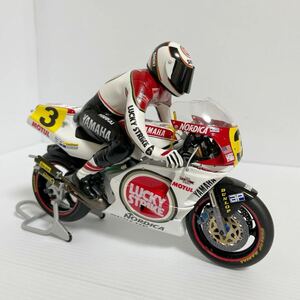 1/12 YZR500 ラッキーストライク ロバーツ OWA8 完成品 +ライダーフィギュア レイニー 1989 ヤマハ YAMAHA 2点セットハセガワ 