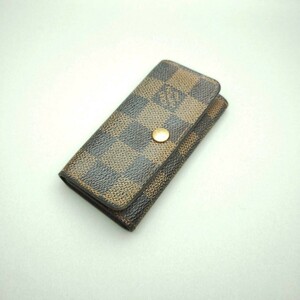 ルイヴィトン　LOUISVUITTON　４連　キーケース　ダミエ　メモ３