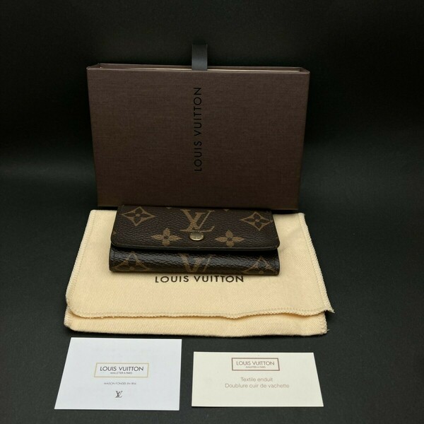 モノグラム ルイヴィトン キーケース LOUIS VUITTON 4連 メモ4ー13ー52▲