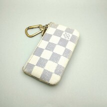 ルイヴィトン　LOUISVUITTON　ダミエアズール　ポシェットクレ　コインケース　小銭入れ　メモ３_画像5