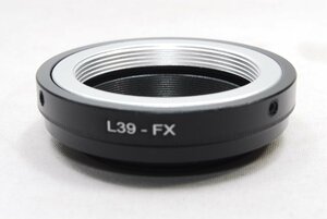 ★新品未使用品★L39 スクリューマウントレンズ ⇒FX Fujifilm 富士フィルム フジフィルム FXマウントアダプター L39-FX Fujifilm BK★