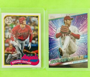 2枚セット2024大谷翔平カード Topps Series 1 #89B-16とStars of MLB #SMLB-21