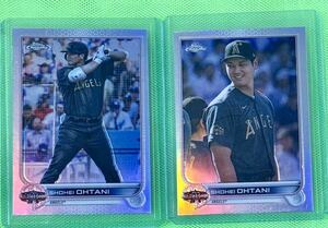 大谷翔平2022オールスター記念カードTopps Chromeリフレクター２枚組