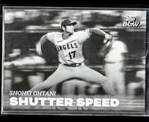 最新2023大谷翔平Topps Black & White Shutter Speed #SS8_画像1