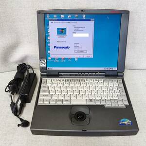 超希少 Panasonic Let's note AL-N2T520J5 AL-N2（B5トラックボール）★ MMX Pentium 200MHz/メモリ32MB/HDD2.1GB/10.4インチ/管 N109s