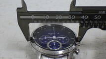 #12832B 【外観美品】アニエスベー 腕時計 メンズ ウォッチ V175-0CE0 ネイビー系 不動品 付属品無し USED品 現状品_画像9