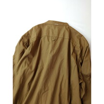 MHL エムエイチエル マーガレットハウエル GARMENT DYE BASIC POPLIN コットン ロング ワンピース キャメル 2_画像5