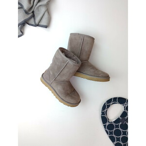 UGG アグ Classic Short II クラシック ショート ムートン ブーツ グレー US6 23