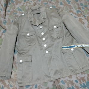 ●●ドイツ軍 熱帯野戦服レプリカ アフリカ軍団 西ドイツ軍軍服改造品 ジャンク品 おまけ付●●の画像1