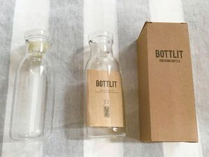KINTO BOTTLITドレッシングボトル　未使用　中古セット　ガラス　自家製シーズニング作り　シンプル　おしゃれ