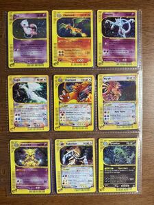 ポケモンカード　海外版　Charizard Lugia Crystal Type他9 枚　1st Edition pokmon trading card game 英語 PSA 旧裏 リザードン　ルギア