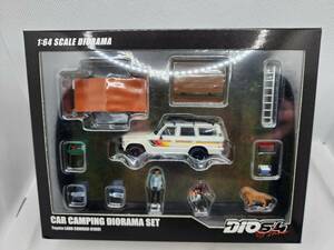 INNO MODELS 1/64 CAR CAMPING DIORAMA SET Toyota LAND CRUISER FJ60 (現状渡し)