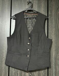 SELERY PATRICKCOX 事務服 OL制服 事務ベスト スカート 15号 上下セット コスプレ衣装 中古美品