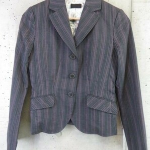 0340b20◆美品です◆Paul Smith ポールスミス ストライプ柄 パンツスーツ 上下 38/ジャケット/ブレザー/スカート/レディース/女性/婦人の画像3