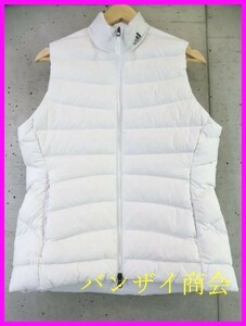 3040b11* new goods * regular price 7999 jpy * light weight down *adidas Adidas light down vest L/ down jacket / jersey / blouson / Golf / woman 