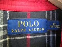 7240b15◆良品です◆Ralph Lauren ラルフローレン 裏地チェック 中綿 スイングトップジャケット ブルゾン XS/ハリントン/ドリズラー_画像10