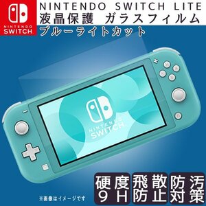 ニンテンドースイッチ ライト 液晶保護フィルム (222)/ 硬度 9H 強化ガラス ブルーライトカット Nintendo switch Lite 2.5D 互換 5.5 イン