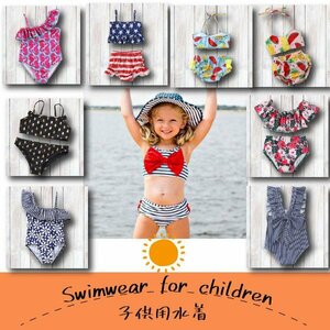  free shipping color pattern incidental! Kids for swimsuit separate One-piece Kids . side child care . resort playing in water sea water . child swimsuit pattern thing summer 