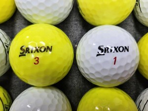 ロストボール 　SRIXON スリクソン　X2【2020年】ホワイト&イエロー　30個