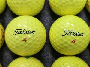 ロストボール 　Titleistタイトリスト　TRUFEEL 【2020年、2022年】イエロー　30個