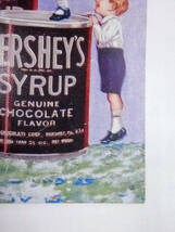 ★中古 送料込★Stepping to HEALTH HERSHEY'S SYRUP サインプレート★ハーシー チョコシロップ★アメリカン看板★_画像4