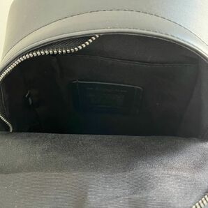 コーチ COACH ボディバッグ ワンショルダーバッグ PVC+レザー ブラック メンズ 保存袋付き 新品未使用の画像3
