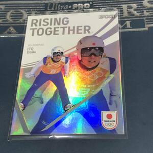 EPOCH 2024 TEAM JAPAN WINTER OLYMPIANS 　伊東大貴 RISING TOGETHER ホログラム版　インサートカードパラレル /75枚限定 