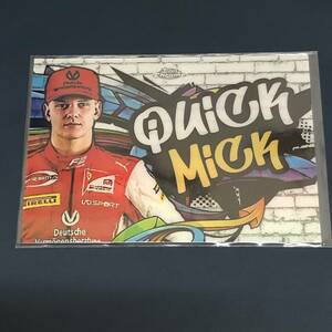 2020 Topps Chrome Formula 1 F1 　 Mick Schumacher F2 Prema Racing 　Track Tags　インサートカード