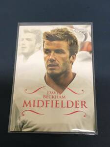 2011 FUTERA UNIQUE 　David Beckham ベッカム　レッドパラレル　450枚限定　レギュラーパラレルカード　