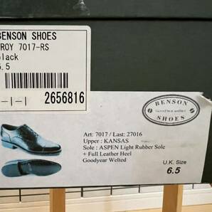 ベンソン・シューズ Benson Shoes サイズUK6.5(日本サイズ25)の画像9