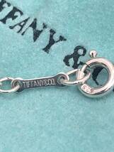 TIFFANY Co ティファニー ビーンズ ネックレス エルサペレッティ 925シルバー ビーンズ20mm 総重量11.6g_画像3