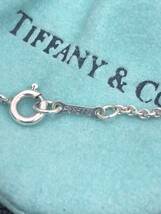 TIFFANY Co ティファニー ビーンズ ネックレス エルサペレッティ 925シルバー ビーンズ20mm 総重量11.6g_画像4