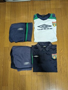 アンブロ　サッカー　ジュニアユース　移動着　フェルボール　トレーニング　スウェット　高校　ユース　UMBRO　古着　ジャージ