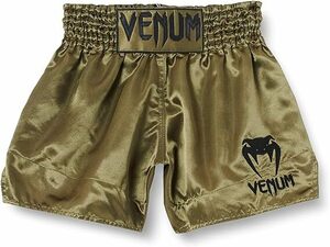 ヴェヌム VENUM ヴェナム ムエタイ トランクス キックボクシング MUAY THAI カーキ×ブラック Lサイズ