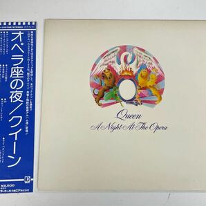 帯付 LP レコード クイーン Queen オペラ座の夜 A NIGHT AT THE OPERA P-10075E 付録パンフレット 歌詞カード の画像3