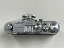 希少 キャノン Canon SⅡ フィルムカメラ レンジファインダーカメラ SERENAR 1:3.5 f=5cm レンズ Made in Occupied Japan 刻印 _画像4
