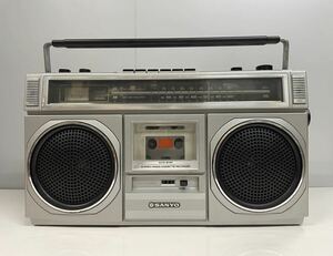 SANYO ラジカセ MR-X801 サンヨー ラジオカセットレコーダー 昭和レトロ FM AM オーディオ機器 