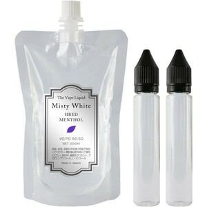 ■送料無料■ MisyWhite 200ml ハードメンソールリキッド 50:50 プルームテックプラス with2 VAPE