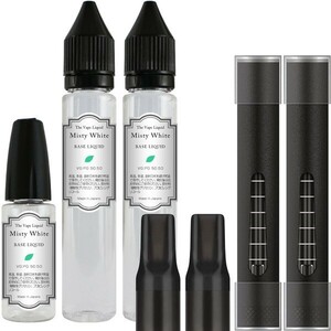 ■送料無料■ MisyWhite 808ES 85mlベースリキッド 60:40 & カートリッジ2本 プルームテックプラス with2 互換 VAPE