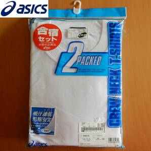 新品 Asics メッシュＴシャツ 半袖　白 Lサイズ ２枚セット