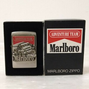 ZIPPO ジッポー Marlboro ADVENTURE TEAM マルボロ アドベンチャーチーム メタル張り オイルライター 喫煙具 火花確認済み