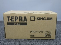 期間限定セール 【未使用・未開封】 キングジム KINGJIM TEPRA PROテープ 6mm 青ラベル/黒文字 テープ長 8m巻 SC6B 5本パック_画像1